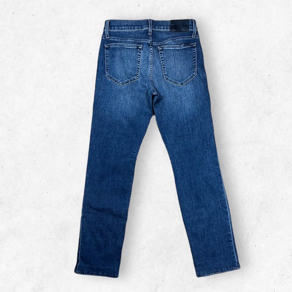 Joe's The Brixton‎ Straight + Narrow Mid Rise Jeans Women's W28 Stretch Med Blue - Picture 2 of 10